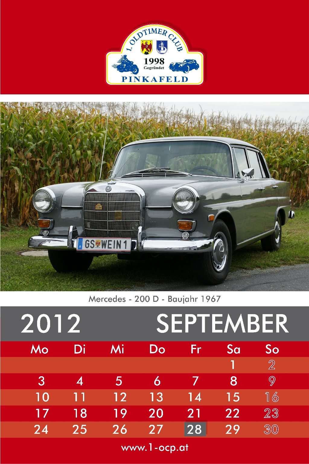 Oldtimerkalender 2012